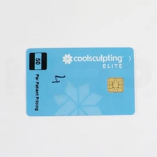 Zeltiq CoolSculpting Elite Treatment Card All Applicators 46 Cycle Count