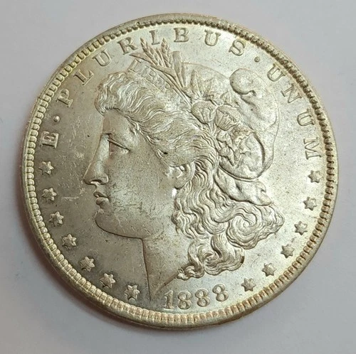 Silver Coin DOLLAR MORGAN 1888 O NEW ORLEANS AU/UNC
