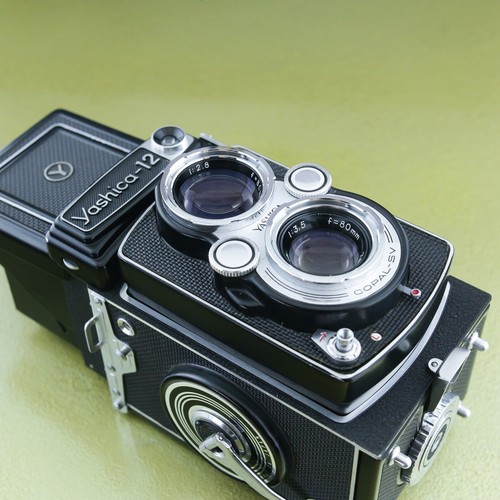 YASHICA 12 TLR, 6x6 Yashinon 3,5 / 80 Japon 1967-68 défectueux ☆ - Photo 9/13