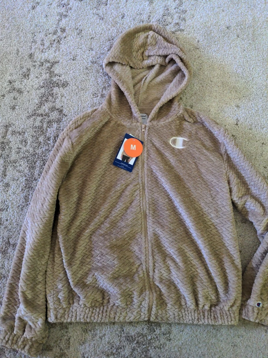 Champion fuzzy jacket hot sale