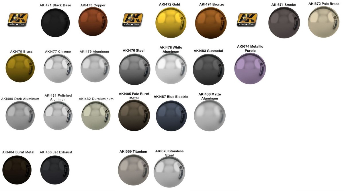 AK Interactive Xtreme Metal Series Paint 30ml | eBay