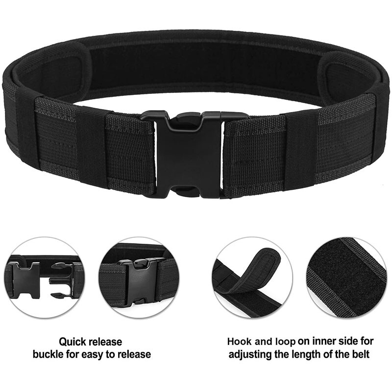 3144 Tactical Belt With Quick Release Buckle – Adjustable Military Edc Mission Made Quick Release Tactical Belt | U.S. Patriot main image 3