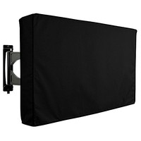Outdoor Tv Cover, Black Weatherproof Universal Protector For 55'' - 58'' Lcd, Le Outdoor Tv Cover, Black Weatherproof Universal Protector For 55'' - 58'' Lcd, Le