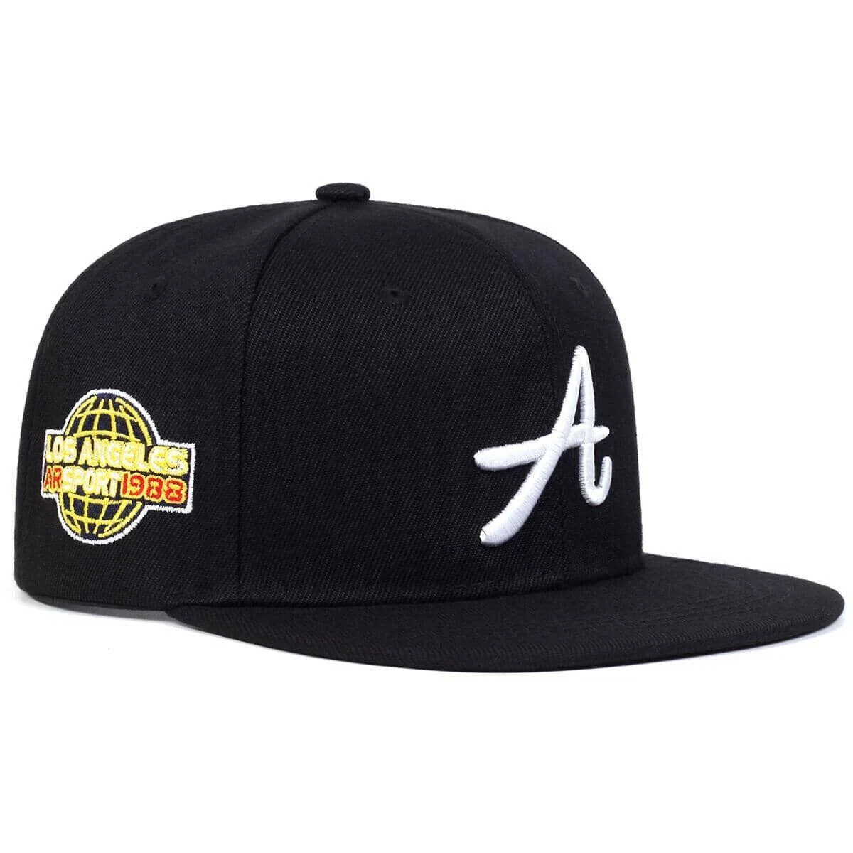 a Letter Snapback Baseball Caps Los Angeles Cali Hat Adjustable