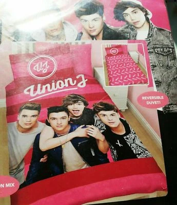 Union J Doppelbett Bettbezug Set enthält einen Bettbezug und zwei Kissenbezüge