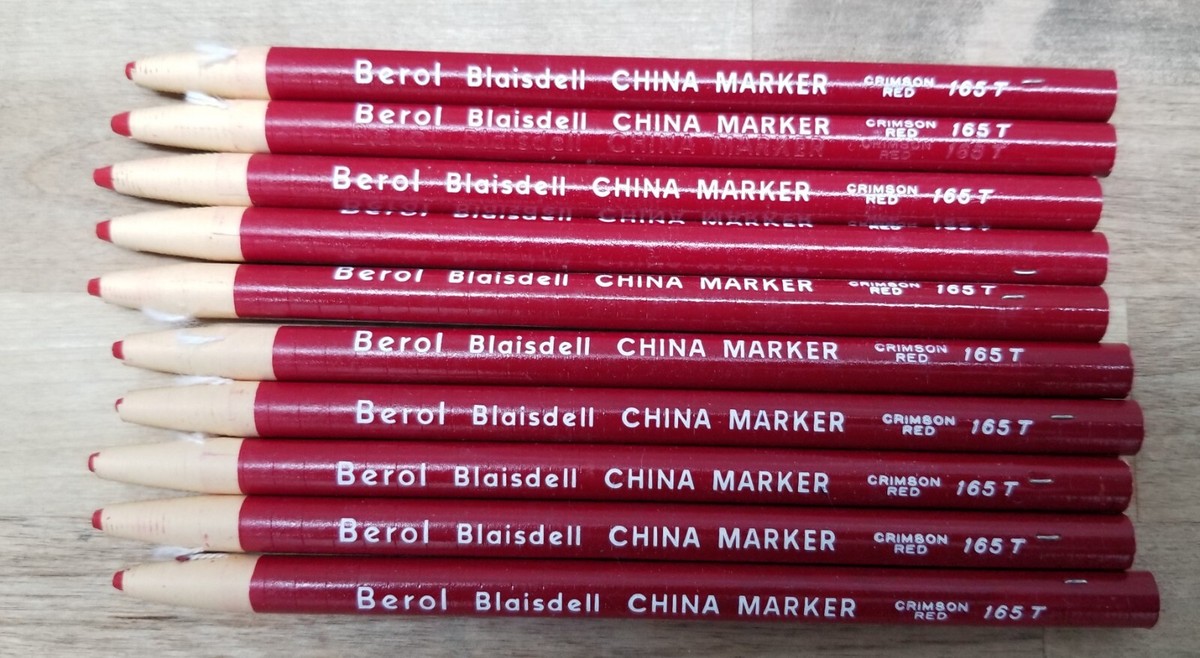 70 Vintage Berol Faber Castell Paper Wrapped China Markers 70 Vintage Berol Faber Castell Paper Wrapped China Markers