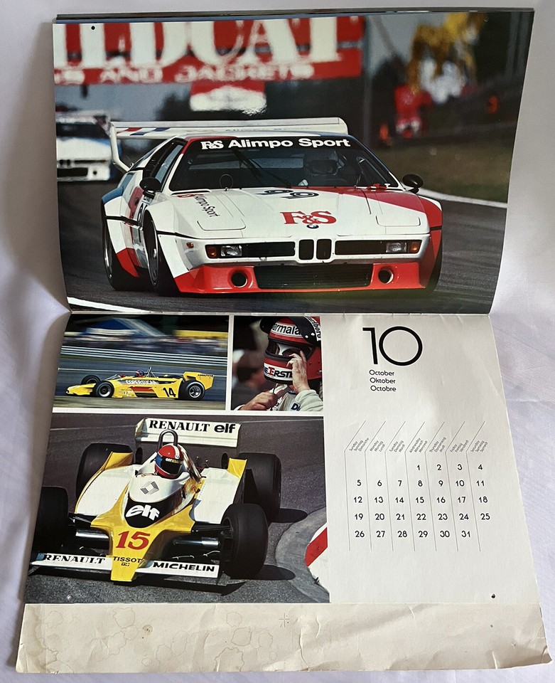 World Racing Grand Prix Indy Racing 1980 Vintage Large Photo Wall ...
