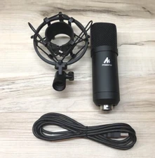 MAONO USB Microphone with Mount & USB Cable ~ Podcast / Gaming