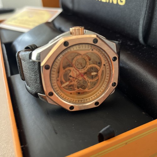 Stuhrling Original Herren 181A.332B51 Lifestyle Nemo MG Skelett Automatik Uhr - Bild 6 von 6