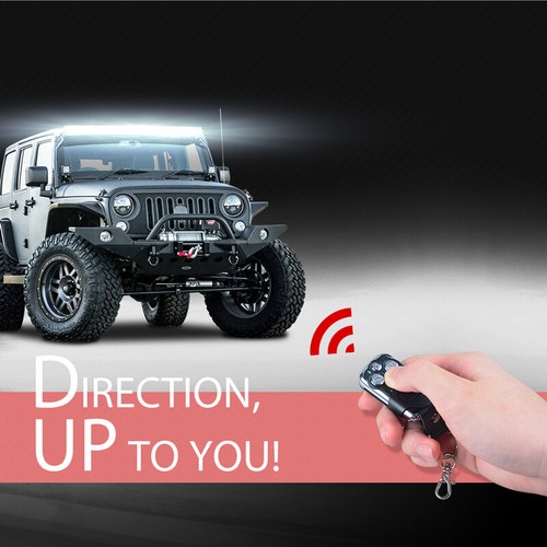 Wireless Remote Control Switch ON/Off Strobe For LED Work Light Bar Offroad US - Bild 7 von 7