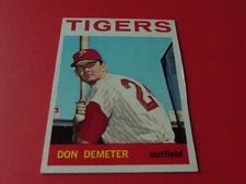 1964  TOPPS   # 58    DON  DEMETER     DETROIT      NM /  MINT  OR  BETTER  !!