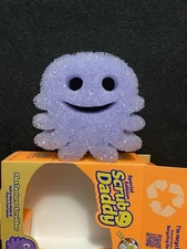 Scrub Daddy Special Edition Beach Buddies PURPLE OCTOPUS FlexTexture Scrubber