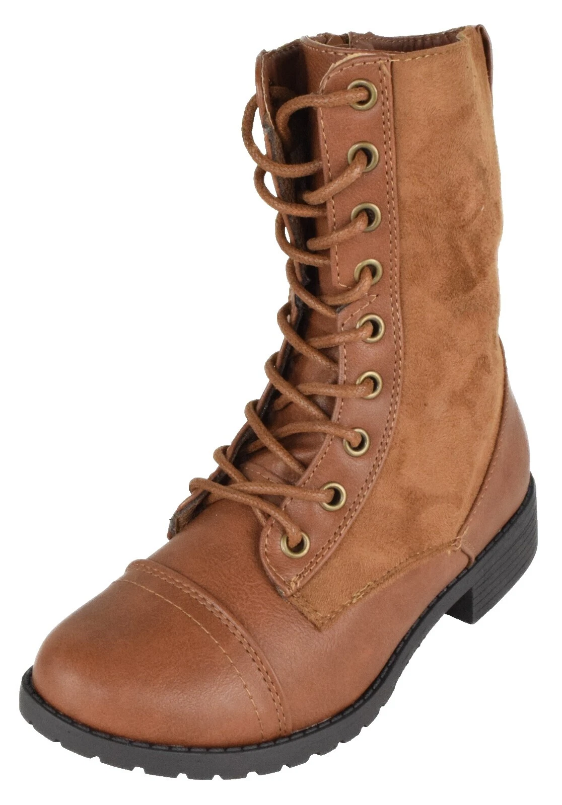 Botas de cuero superior Forever para Mujeres