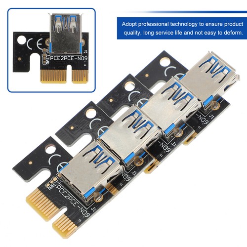 Riser Karten Computer Teile Adapter Karten PCI- E 1X Zu 16X Konverter - Bild 12 von 12