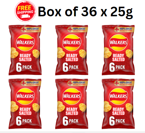 Walkers Classic Variety Multipack Crisps 20 x 25g | Multipack Crisps