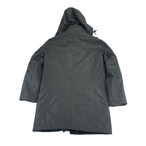 Cole Haan Mens Bonded Car Coat Parka Black S - Picture 4 of 5