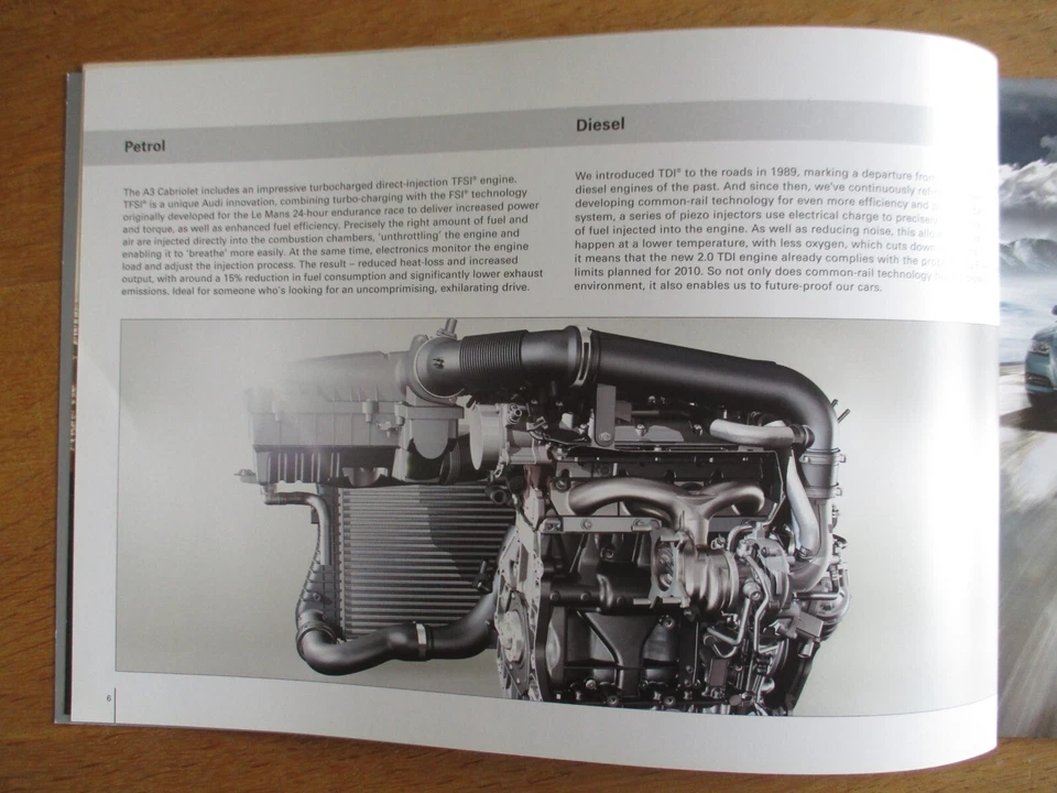 Audi A3 Cabriolet UK Sales Brochure (2009 / 2010); Ed 5.0 - Image 4 of 4
