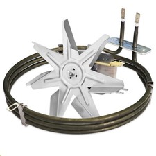 PARRY RUNDES HEIZELEMENT & GEBLÄSE GEBLÄSEMOTOR 1,8kW 230V UMLUFTOFEN PE03