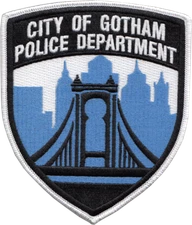 GOTHAM CITY POLICE DEPARTMENT SHOULDER PATCH: Police Officer, The Batman (2022)