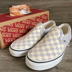gray dawn checkerboard vans
