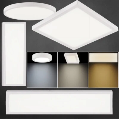 LED Panel Aufputz Deckenleuchte Deckenlampe Aufbau Wohnzimmerlampe Panellampe - Bild 1 von 2