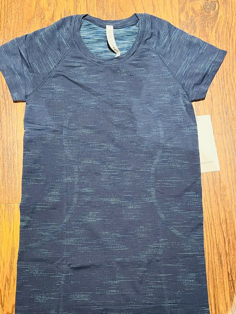 NEW Lululemon Swiftly Tech Short Sleeve 2.0 Chroma Check Mineral