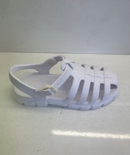 UK LADIES WOMEN'S RETRO FLAT JELLY SANDALS GIRLS BEACH FLIP FLOPS SHOES SIZE 3-8