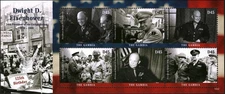 GAMBIA 2015 Foglio Francobolli Presidente Eisenhower 125° Compleanno MNH #30727