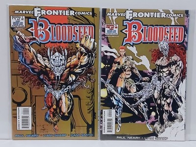 1993 Bloodseed Mini Series #1-2 complete set Marvel Frontier High Grade 2 Issues
