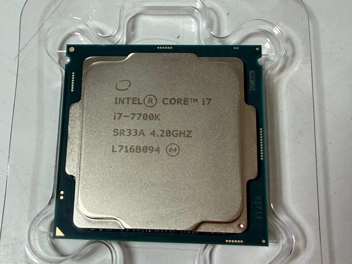 Intel Core i7-7700K Processor Model Computer Processors (CPUs) for