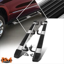 For 19-24 Ram 1500 Crew Cab 6" Polished Side Step Nerf Bar Flat Running Boards
