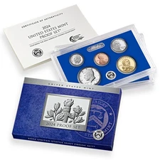 2024-S US Mint Proof Set Clad - Complete 10 Coins w/ Box & COA