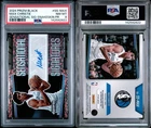 MAX CHRISTIE 2024-25 Prizm Black Sensational Signatures Snakeskin Auto /15 Mavs