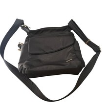 Travelon Anti-Theft Crossbody Bag Black RFID Blocking Messenger Travel Purse