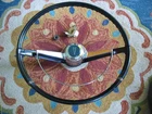 1965 1966 Pontiac GTO BLACK Steering Wheel with horn ring OEM GM #1