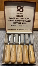 SPEEDBALL Set No. 15 Wood carving Cutting Tools, Sheffield Steel, Made in USA