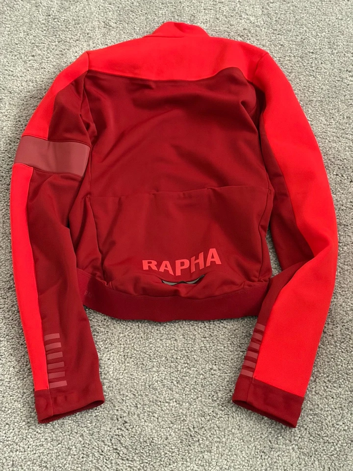 Chaqueta de invierno Rapha Pro Team para hombre talla XS color rojo brillante Foto 2 de 2