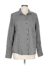 Monoprix femme Women Silver Long Sleeve Blouse 42 eur