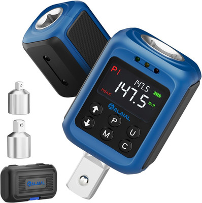 Digital Torque Adapter 1/2'', 2.2-147.5 Ft-Lb/3-200 Nm, Digital Torque Wrench Con