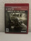 Fallout 3 PlayStation 3 PS3 Greatest Hits Game Of The Year Edition! CIB