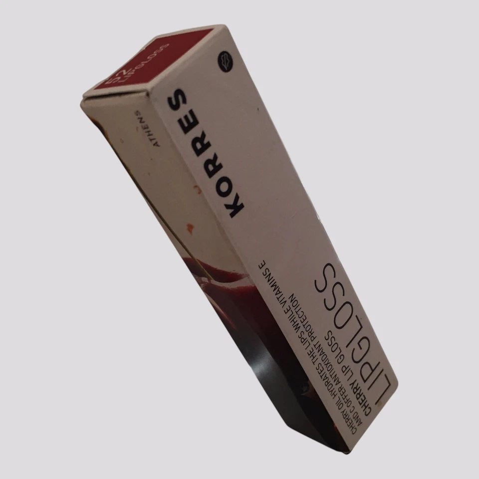 Korres Cherry Lip Gloss 52 RED - 6ml/0.20 fl oz - High Shine / Vibrant Color HTF - Image 2 of 4