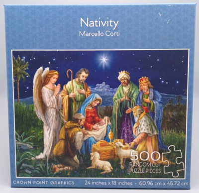 ''Nativity''  Marcello Corti 500 pcs. puzzle Brand New  And Sealed Poster Included