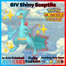 ✨Shiny Sceptile 6IV✨ Pokemon Scarlet & Violet 🚀Fast🚀 Indigo Disk DLC
