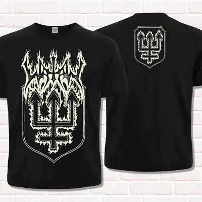 Watain logo T-Shirt. Swedish Black Metal Militia. Melodic Black Metal.