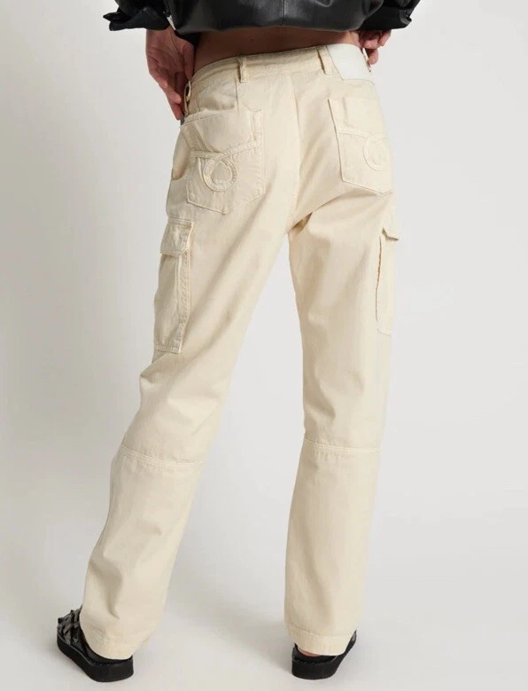 NWT ONE TEASPOON SAND CARGO MOTION PANTS WITH POCKETS MID-WAIST FIT SIZE 28 - Image 4 of 4