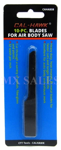 10pc AIR BODY SAW BLADES 32TPI BI-METAL black reciprocating