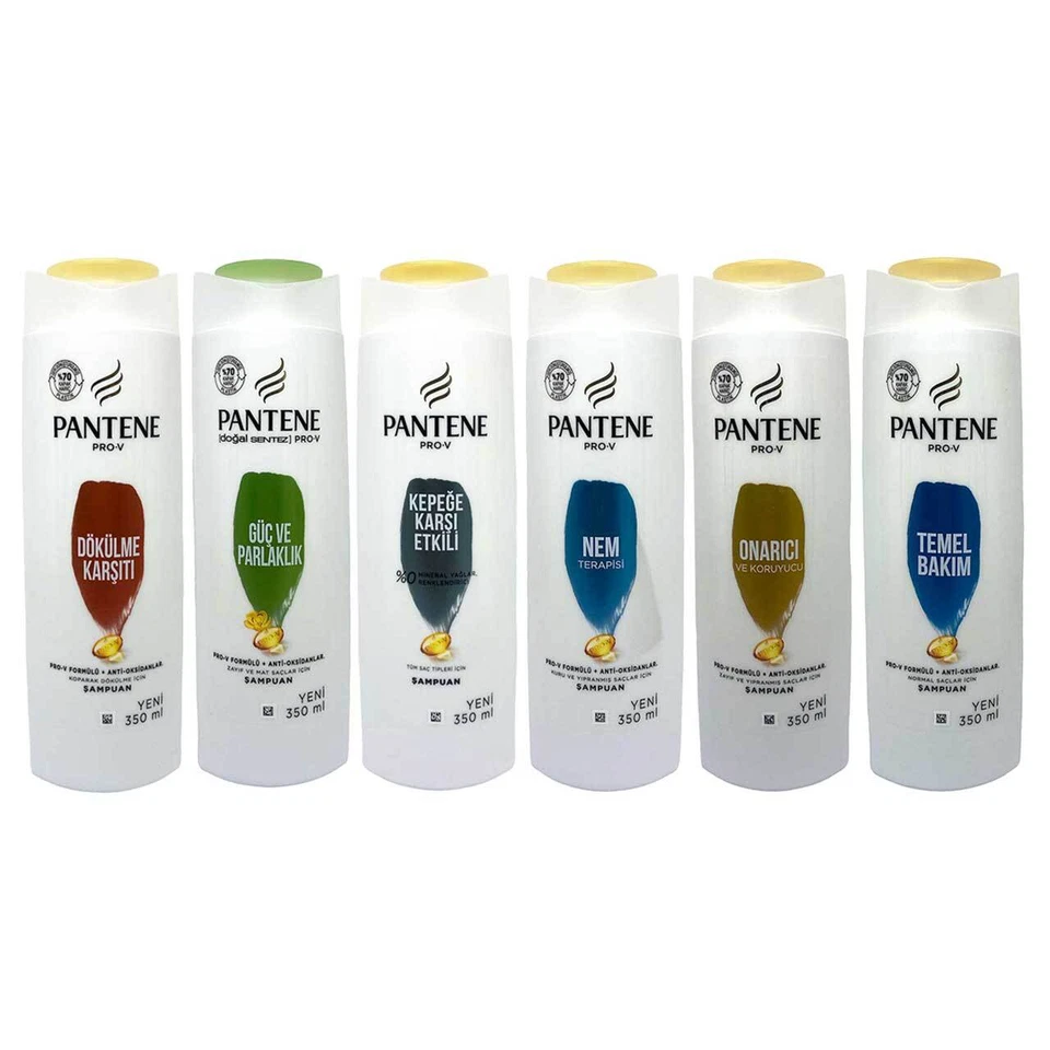 6x Pantene PRO-V Shampoo nach Sortenauswahl (6x 350ml) - Bild 1 von 1