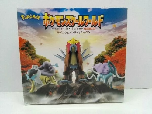 Pokemon Scale World Johto Region Raikou Entei Suicune limited Toy Anime used - Picture 1 of 1
