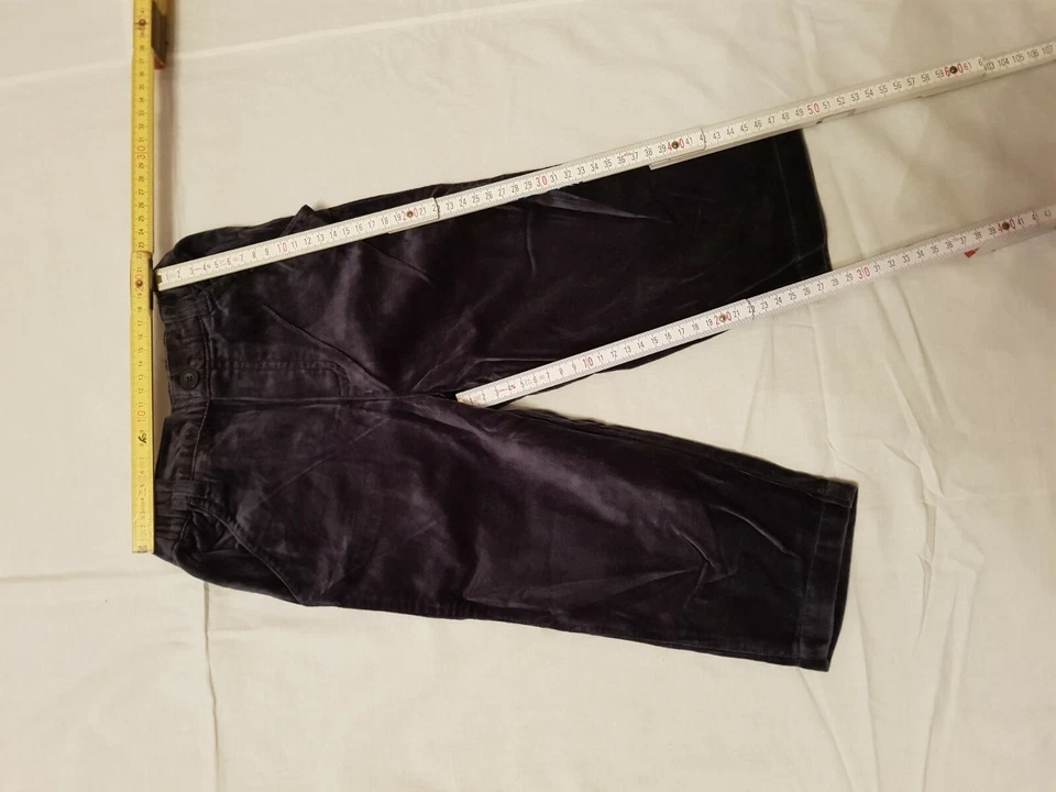 BABYCLUB von C&A, Fliege, Weste und Hose, Samt, schwarz, Größe 92, gebraucht - Bild 2 von 4