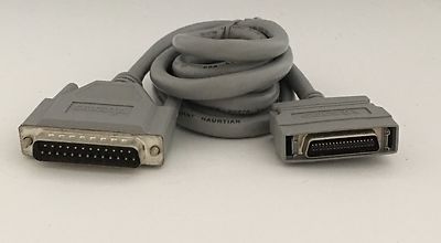 Mini Centronics Stecker 36pol auf SUB-D 25pol Stecker IEEE1284 HP 1,8 m Kabel